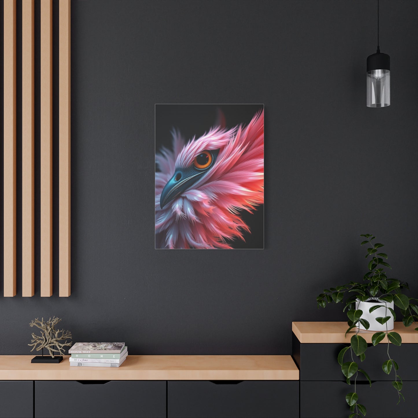 Celestial Feather Reverie Wall Art & Canvas Print