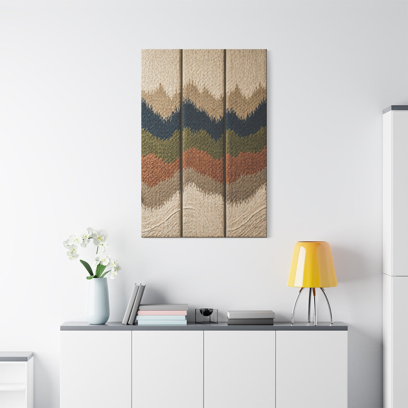 Layered Landscape Acoustic Texture Wall Art & Canvas Print