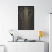 Golden Palm Rise Art Deco Wall Art & Canvas Prints