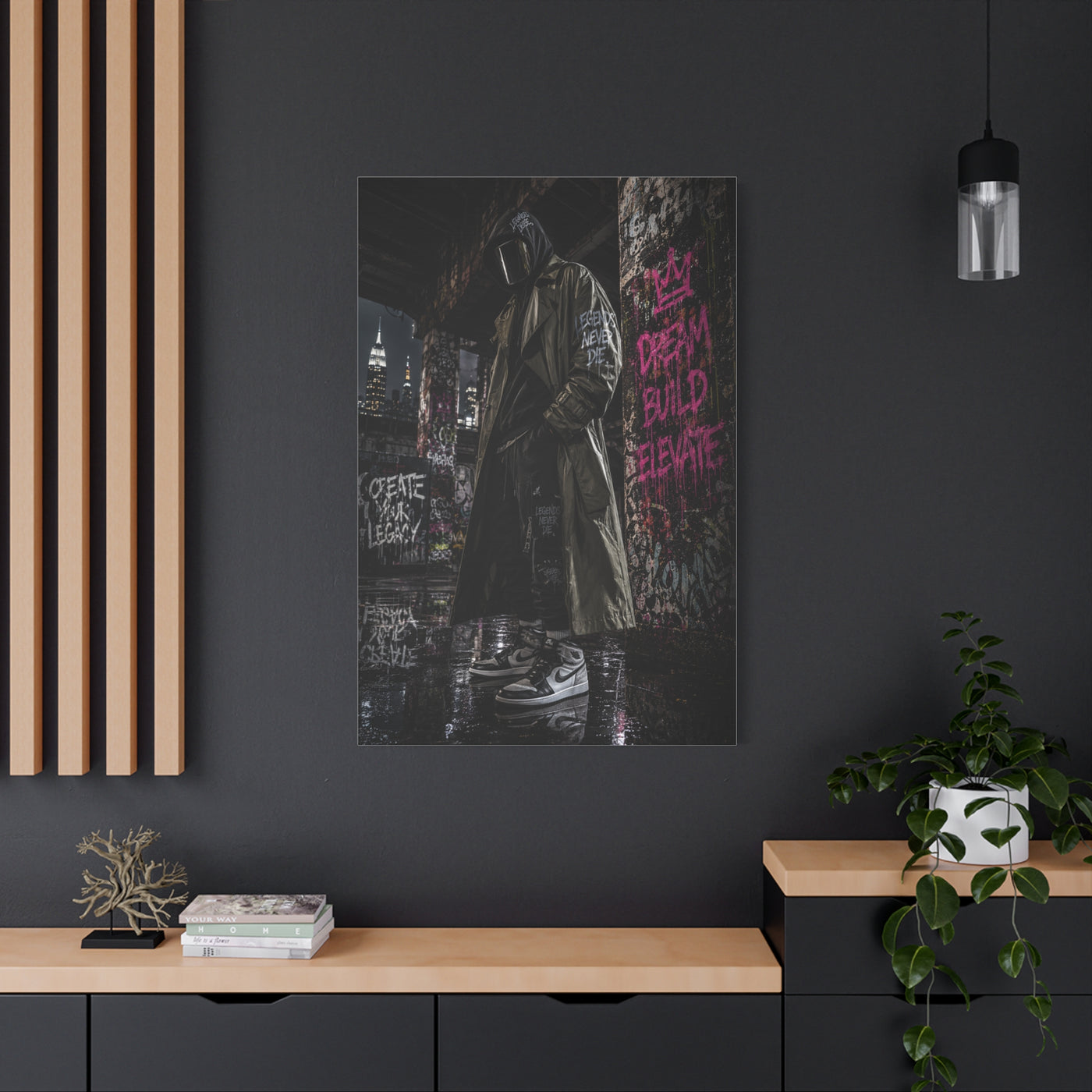 Urban Shadow Rebel Street Wall Art & Canvas Print