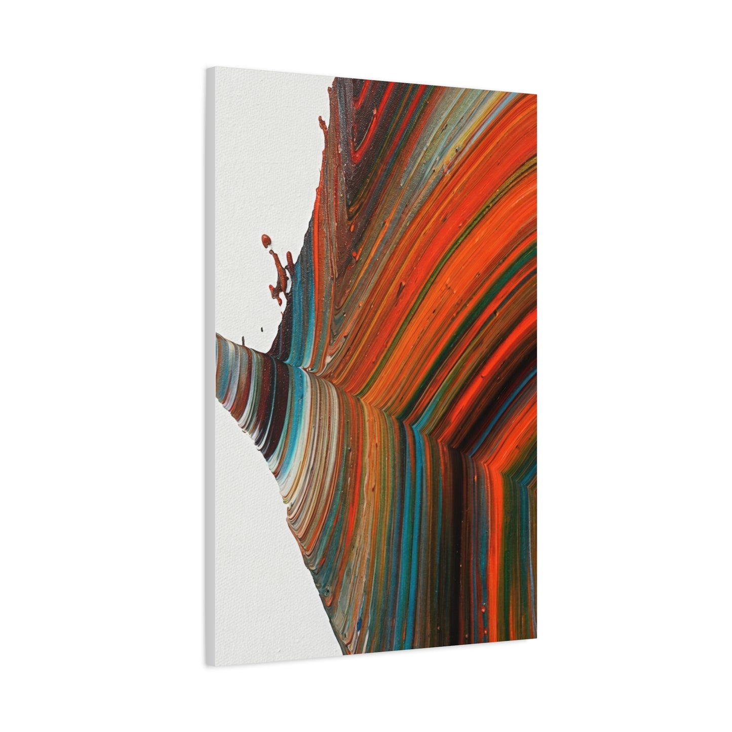Warm Contour Flow Abstract Wall Art & Canvas Prints