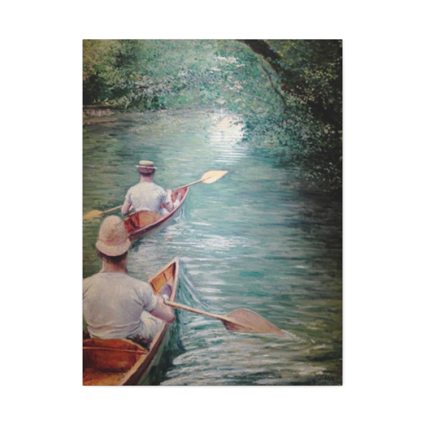 Gustav Kayaking Painting Wall Art & Canvas Prints