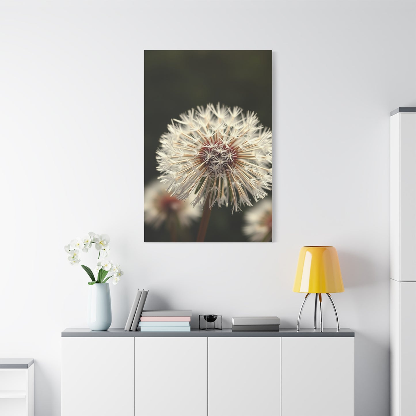 Dandelion Flower Art Supreme Canvas Wall Art & Canvas Print
