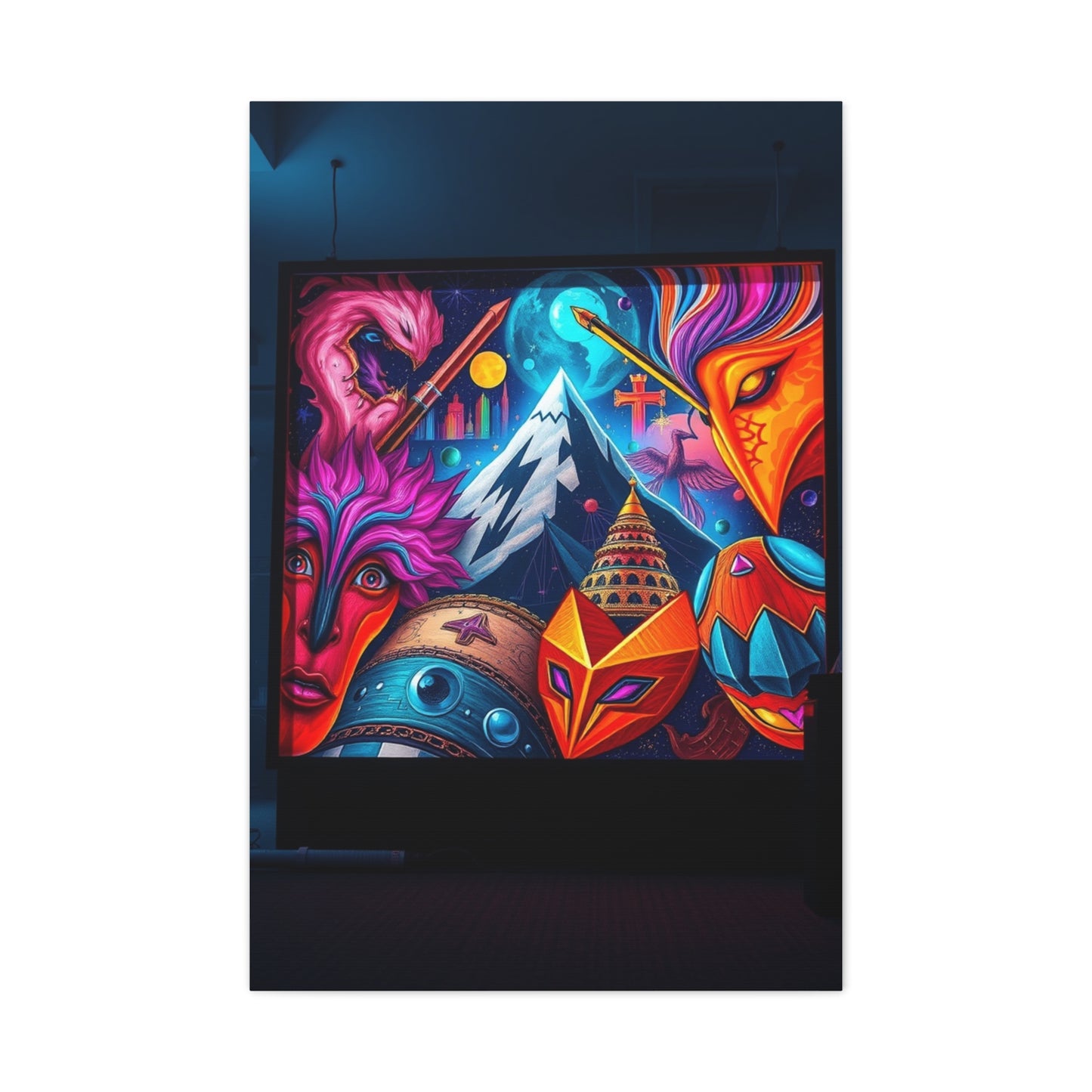 Square Art Canvas Art 5 Wall Art & Canvas Print