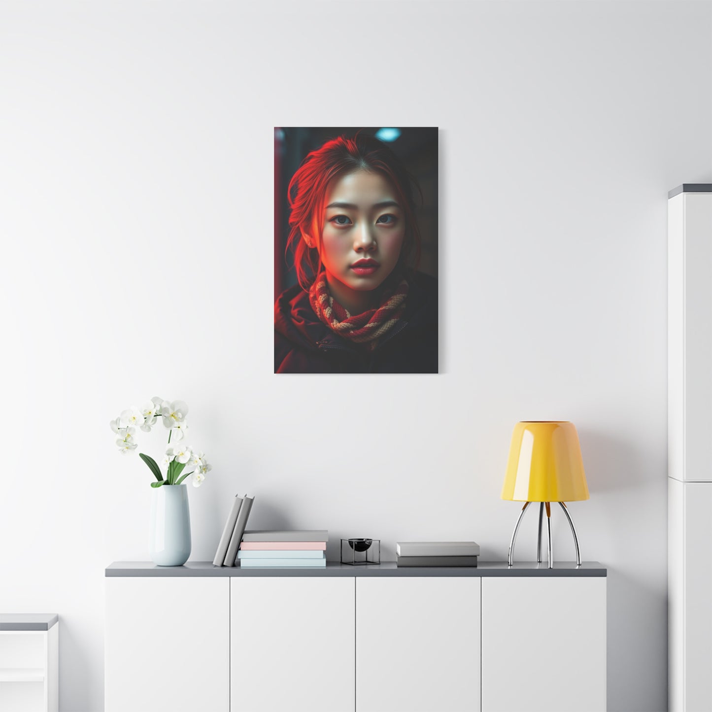 Carmine Elegance Piece Wall Art & Canvas Print