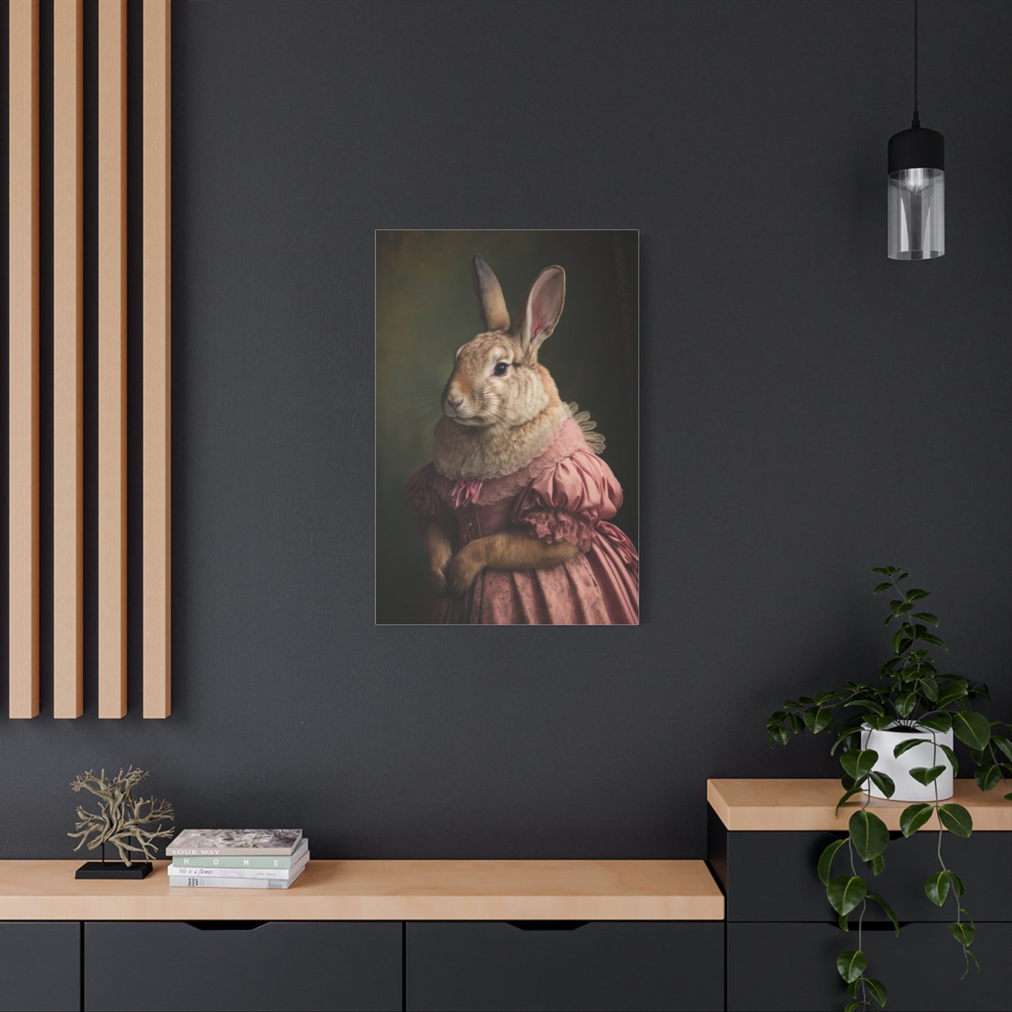 Lady Cottontail's Portrait Wall Art & Canvas Prints