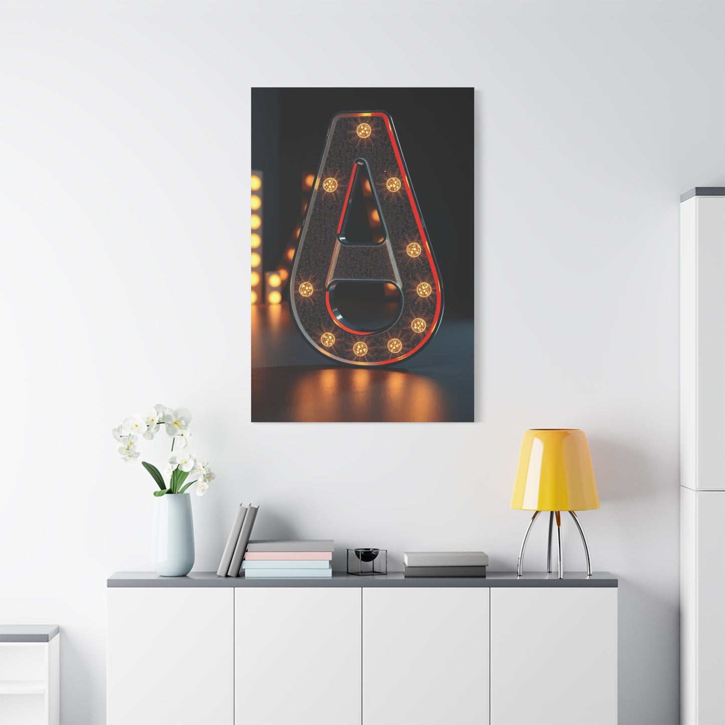 Elite A Alphabet & Letter Art Vision Wall Art & Canvas Print