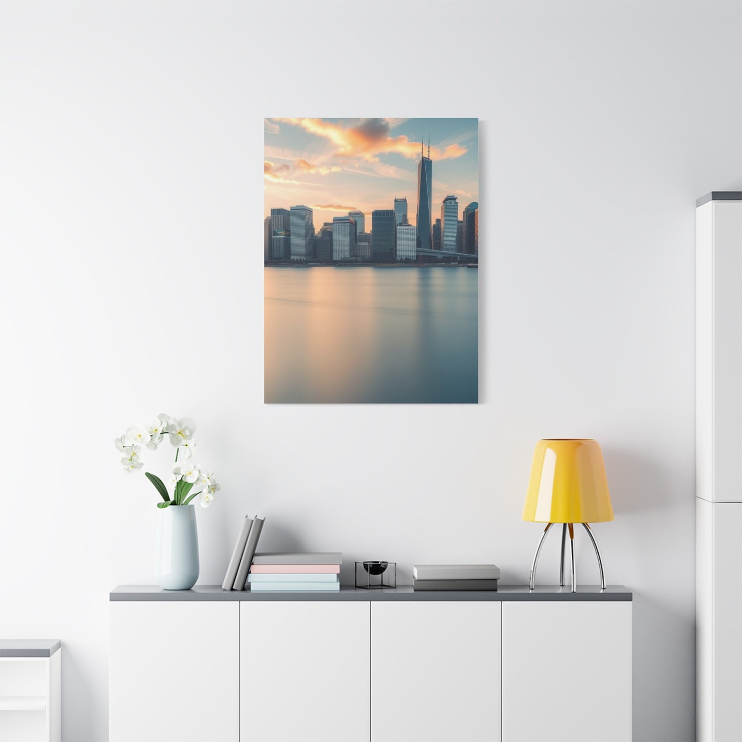 Chicago Skylines Art Canvas Art 9 Wall Art & Canvas Print