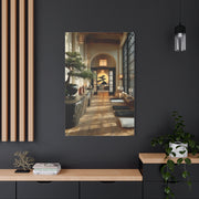 Japanese Minimal Hallway Interior Wall Art & Canvas Print