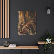 Shabbat Candlelight Still Life Wall Art & Canvas Print