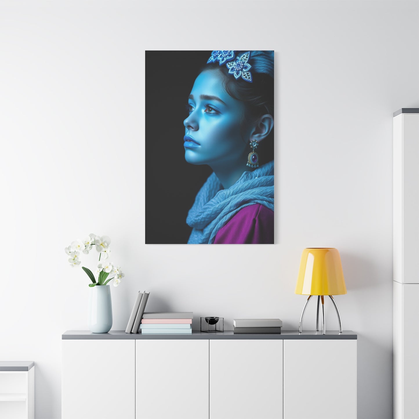 Aqua Tranquility Canvas Wall Art & Canvas Print
