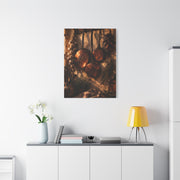 Copper Cookware Rustic Kitchen Wall Art & Canvas Print