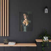High-Fashion Satin Portrait Wall Art & Canvas Print