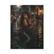 Venetian Moonlight Mermaid Mystery Wall Art & Canvas Print