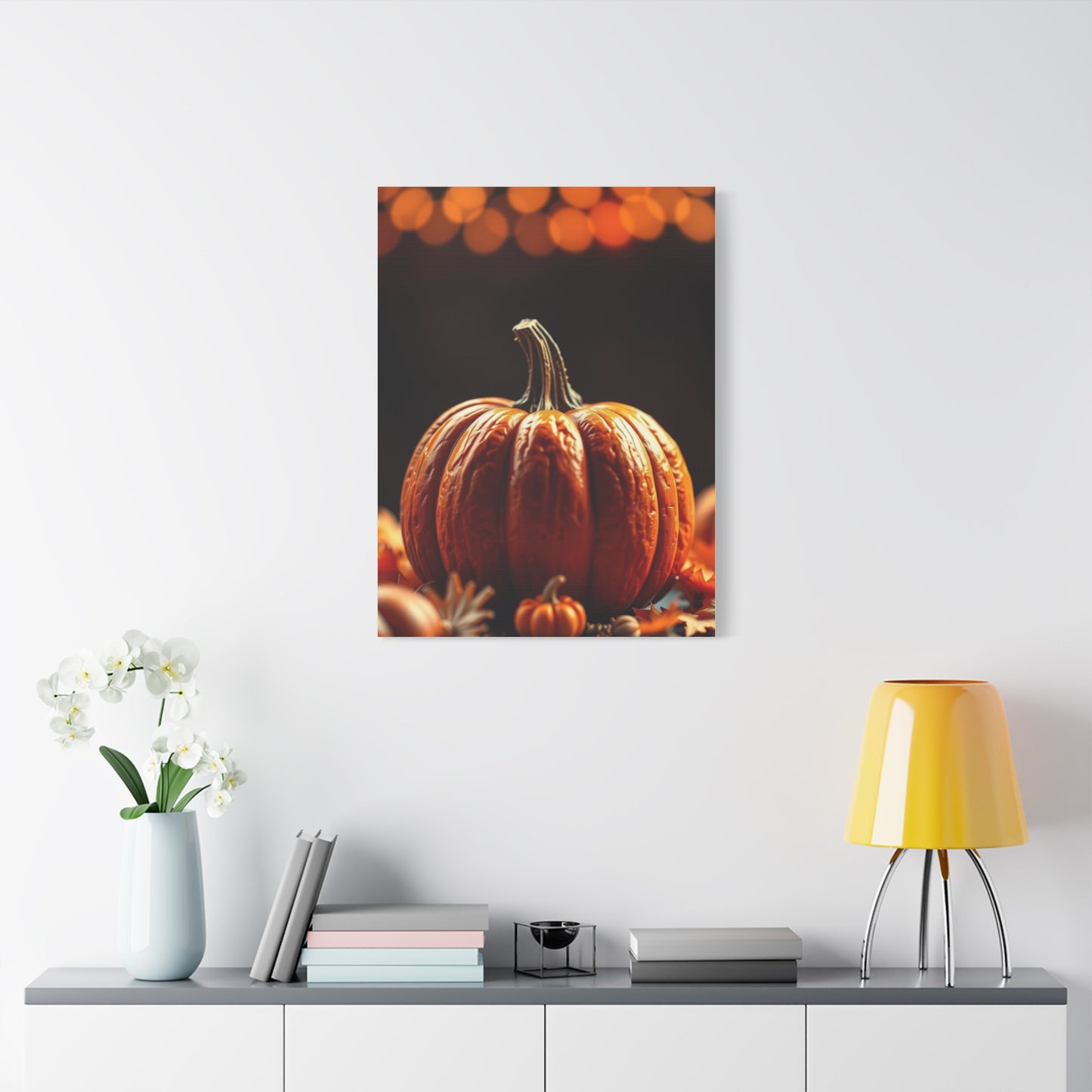 Golden Ember Tableau wall art & canvas print