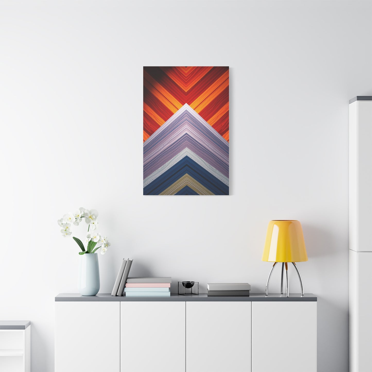 Chevron Pattern Art Supreme Canvas Wall Art & Canvas Print
