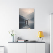 Zen Torii Reflection Wall Art & Canvas Print