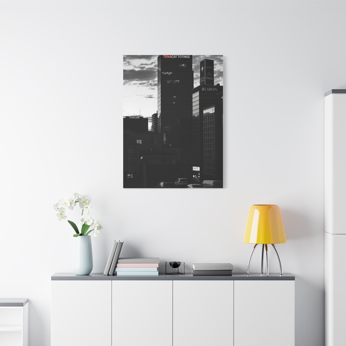 Black & White Cityscapes Art Luxury Canvas Wall Art & Canvas Print