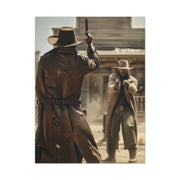 High Noon Gunslinger Duel Wall Art & Canvas Print