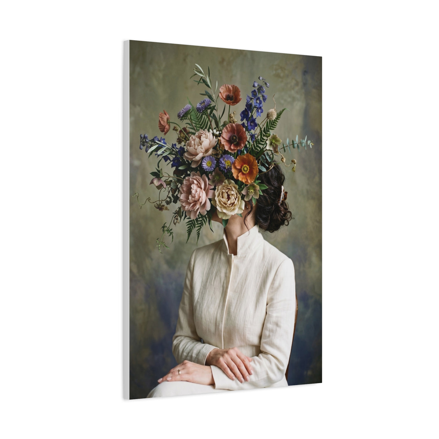 Botanical Identity Portrait Study Wall Art & Canvas Print