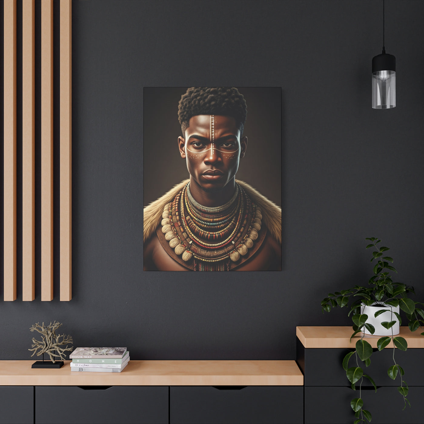 Warrior King Portrait Wall Art & Canvas Prints