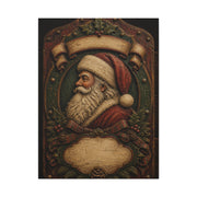 Heirloom Santa Wooden Plaque Wall Art & Canvas Print
