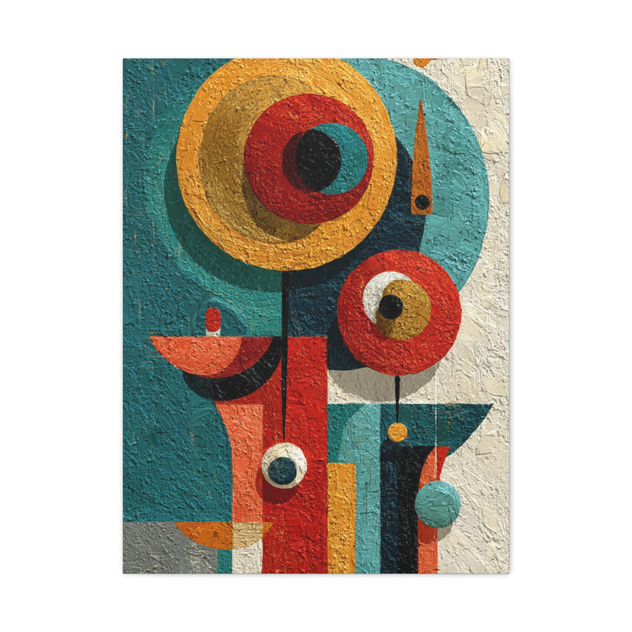 Sculptural Abstract Form Composition Wall Art & Canvas Print
