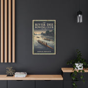 Heritage Rowing Regatta Poster Wall Art & Canvas Print