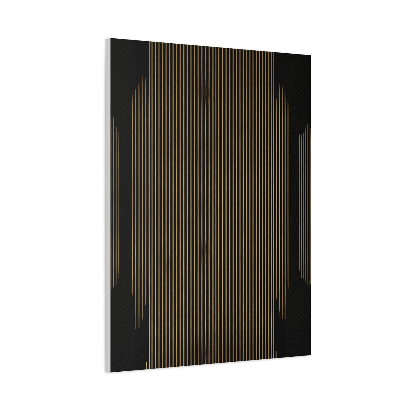 Midnight Gold Column Abstract Wall Art & Canvas Prints