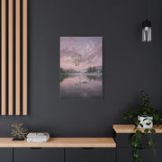 Surreal Swan Dreamscape Reflection Wall Art & Canvas Print