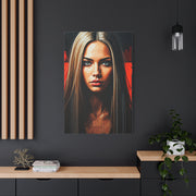Intense Gaze Modern Portrait Wall Art & Canvas Print