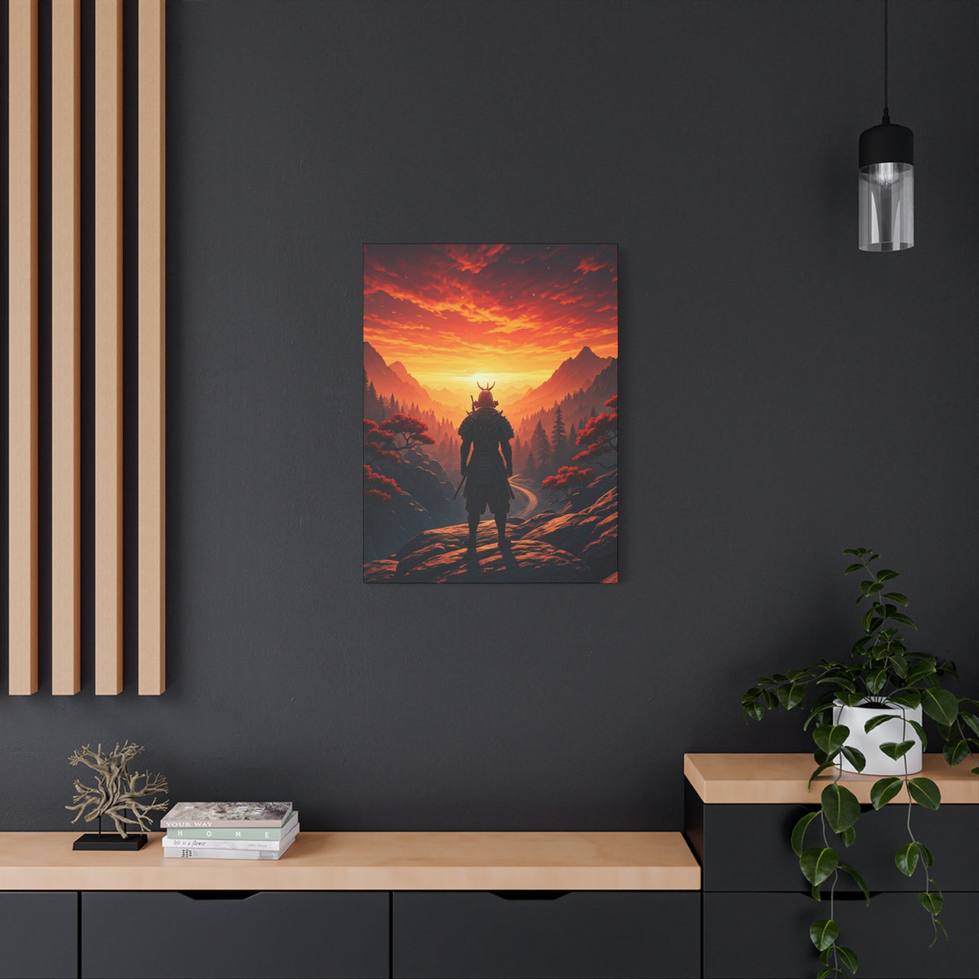 Samurai at Sunset Wall Art & Canvas Prints