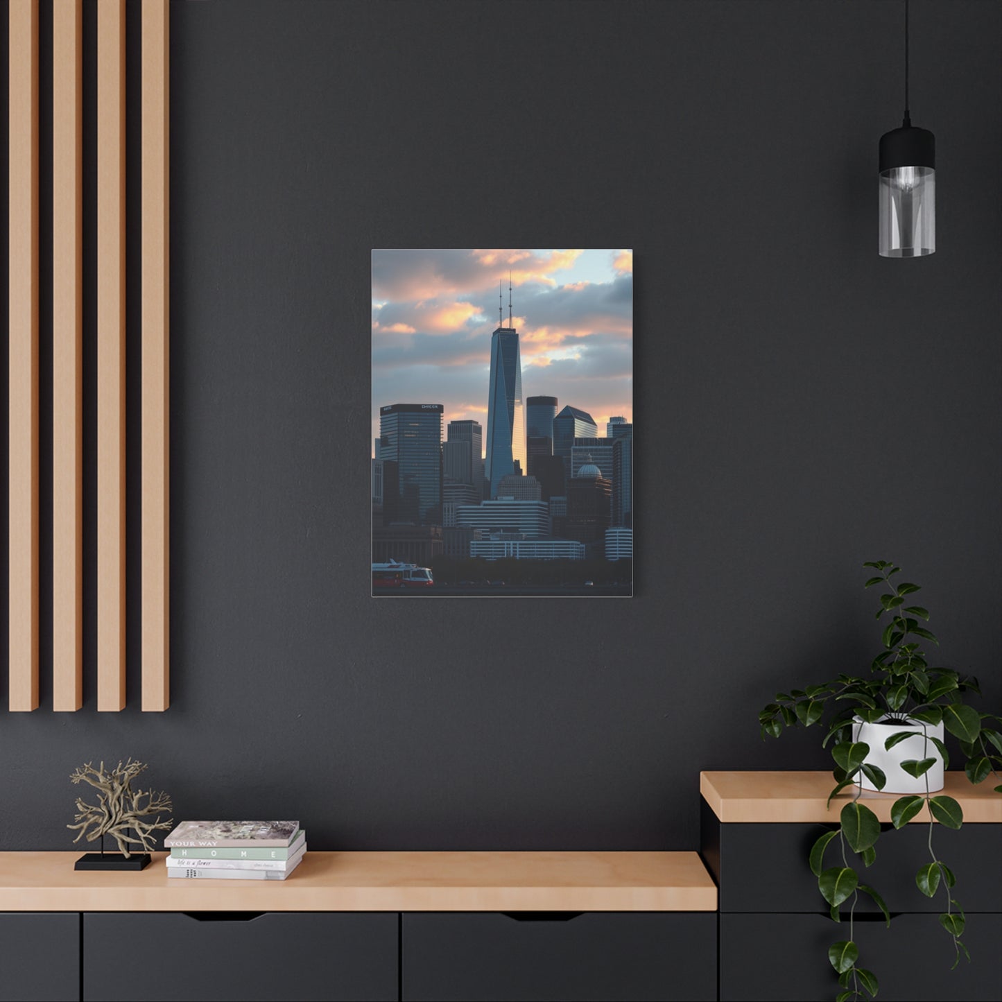 Chicago Skylines Art Canvas Art 8 Wall Art & Canvas Print