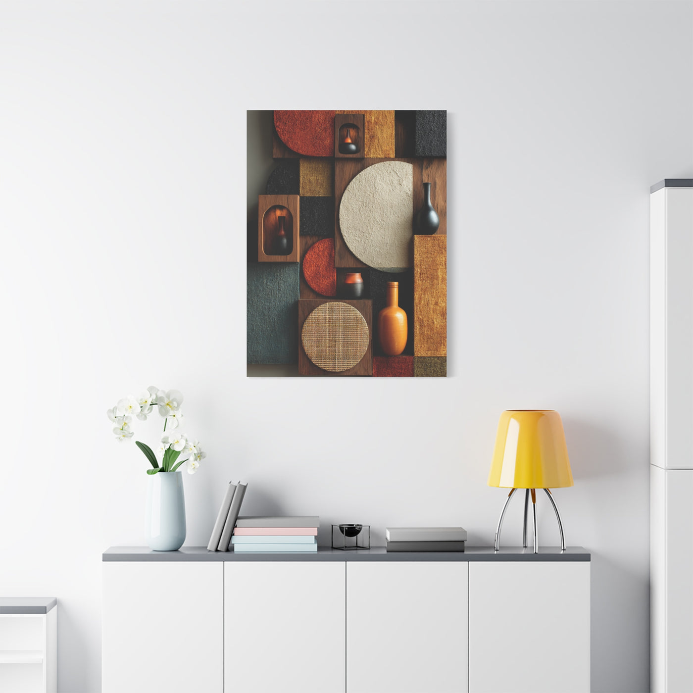Modernist Still Life Geometry Wall Art & Canvas Print