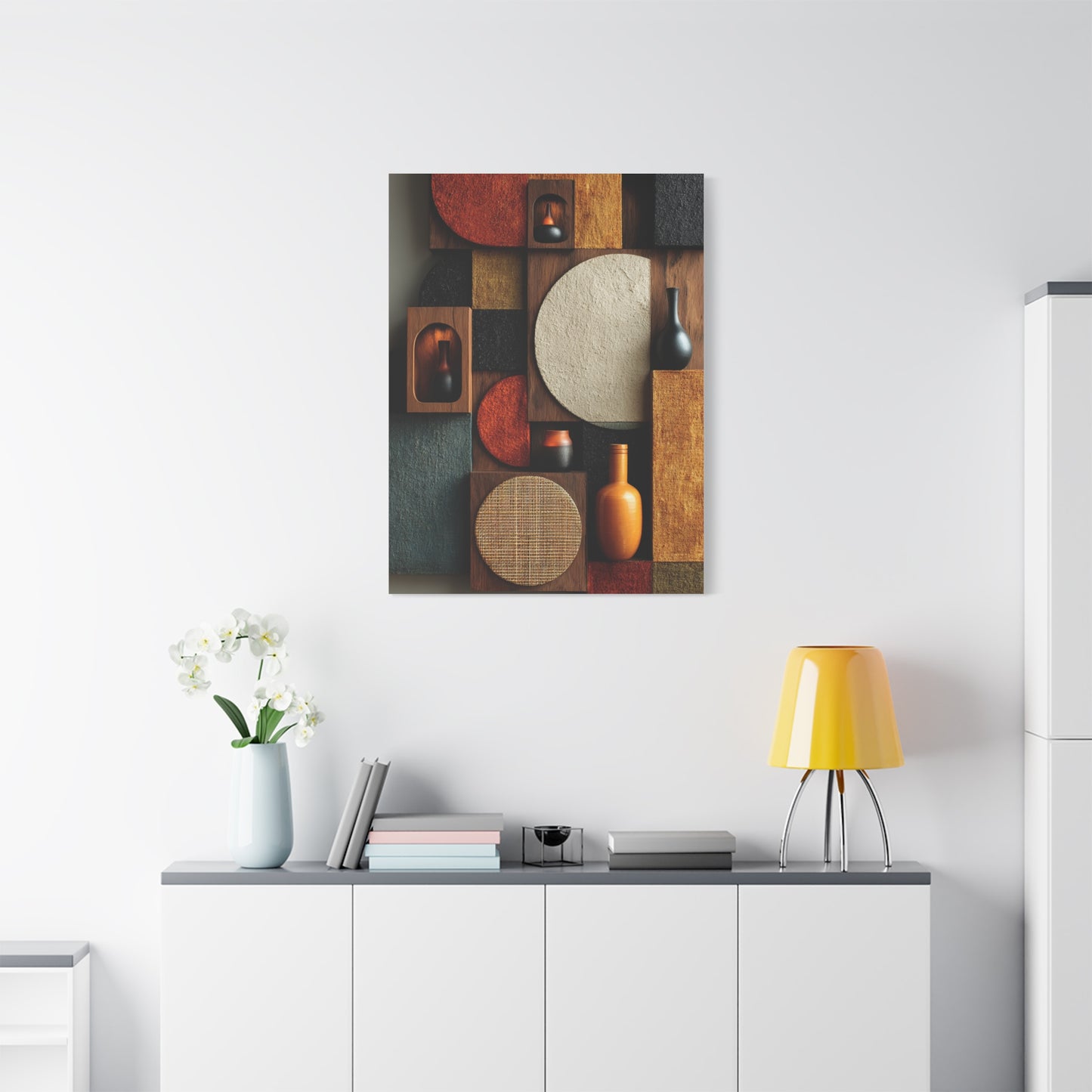 Modernist Still Life Geometry Wall Art & Canvas Print