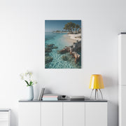 Tropical Driftwood Cove Wall Art & Canvas Print