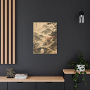 Kyoto Mountain Temple Tranquility Scene Wall Art & Canvas Print