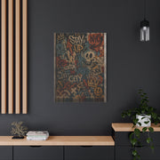 Graffiti Tapestry Collage Street Wall Art & Canvas Print