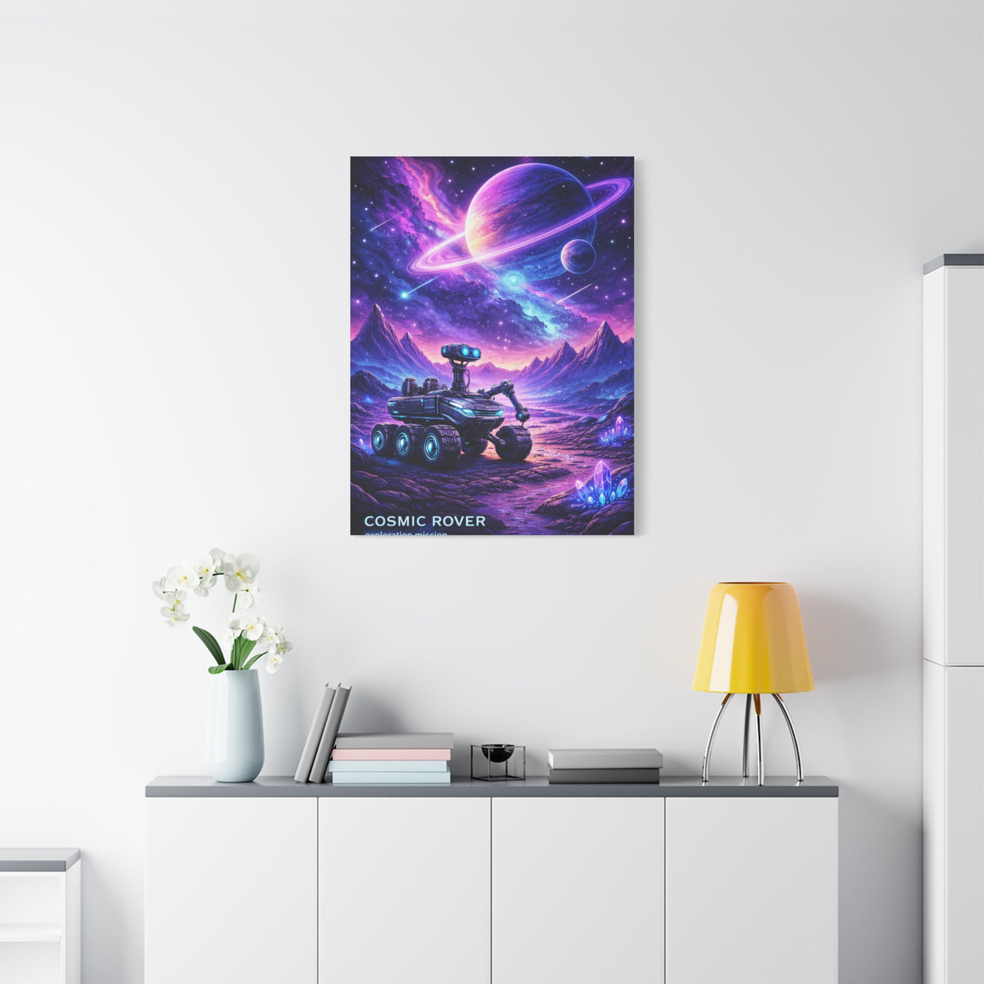 Cosmic Rover Exploration Wall Art & Canvas Print