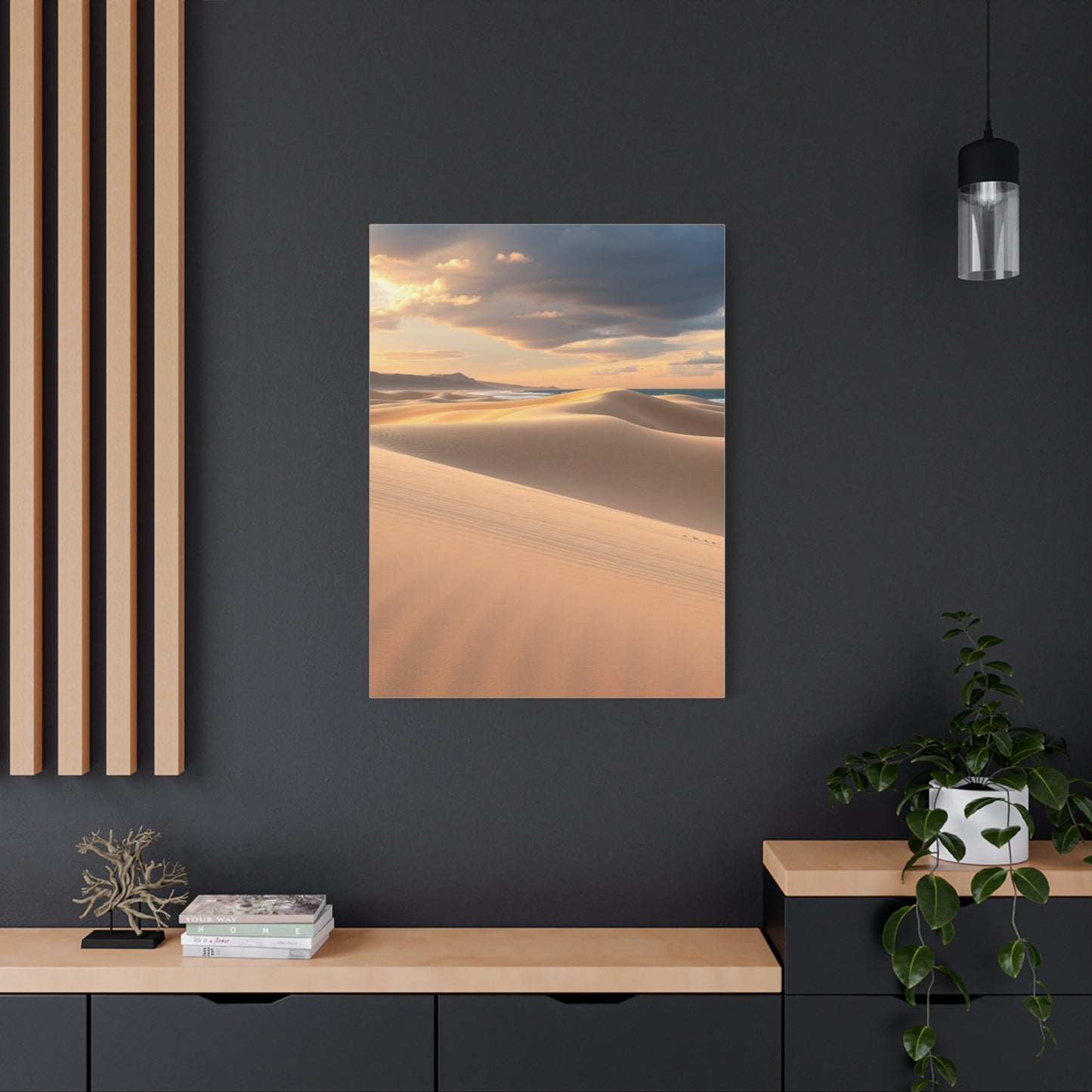 Coastal Sand Dunes Art Supreme Canvas Wall Art & Canvas Print