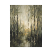 Abstract Forest Reflection Modern Trees Wall Art & Canvas Print