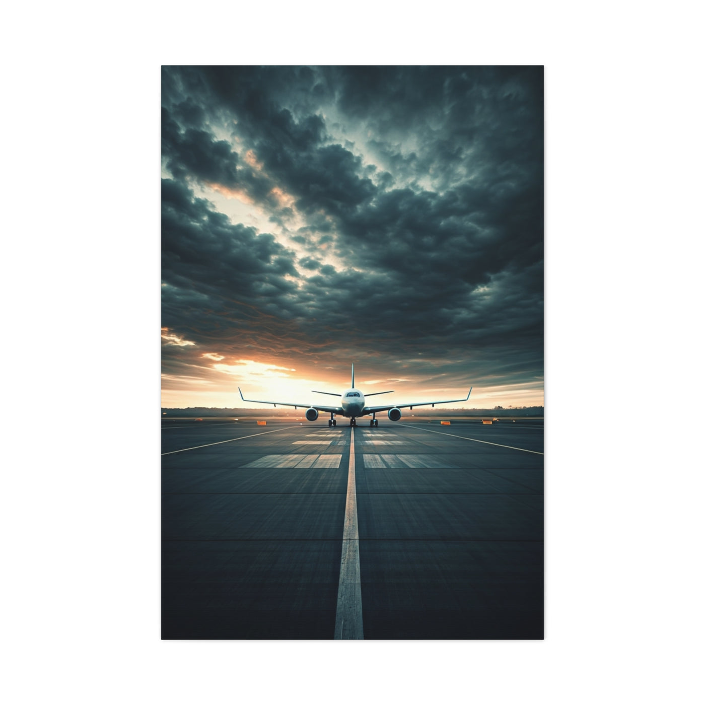 Runway Departure Storm Sky Wall Art & Canvas Prints.