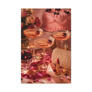Galentine Celebration Luxe Party Still Life Wall Art & Canvas Print