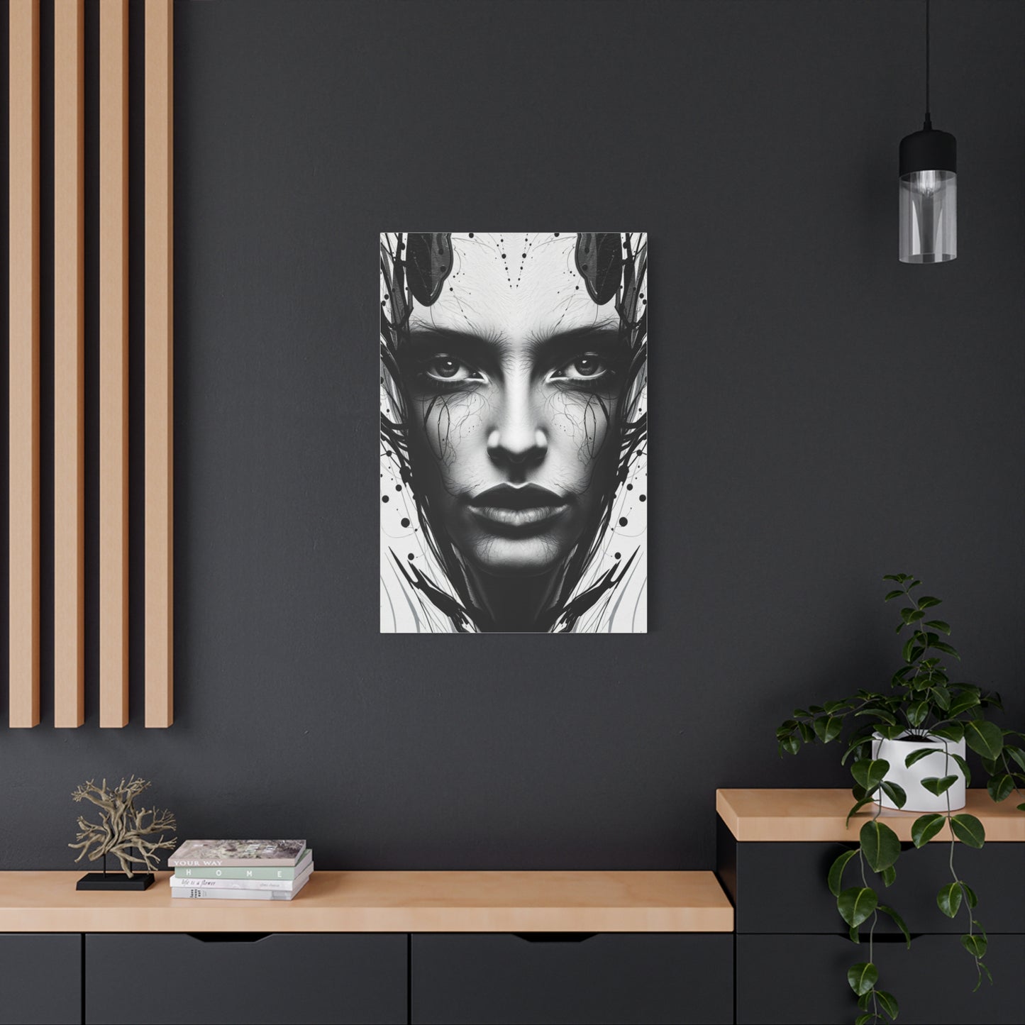 Black and White Abstract Art Supreme Gallery Wall Art & Canvas Print