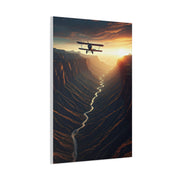 Canyon Flight Into Golden Distance Wall Art & Canvas Prints