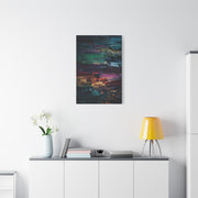 Jewel Tone Textured Abstract Gallery Painting Wall Art & Canvas Print