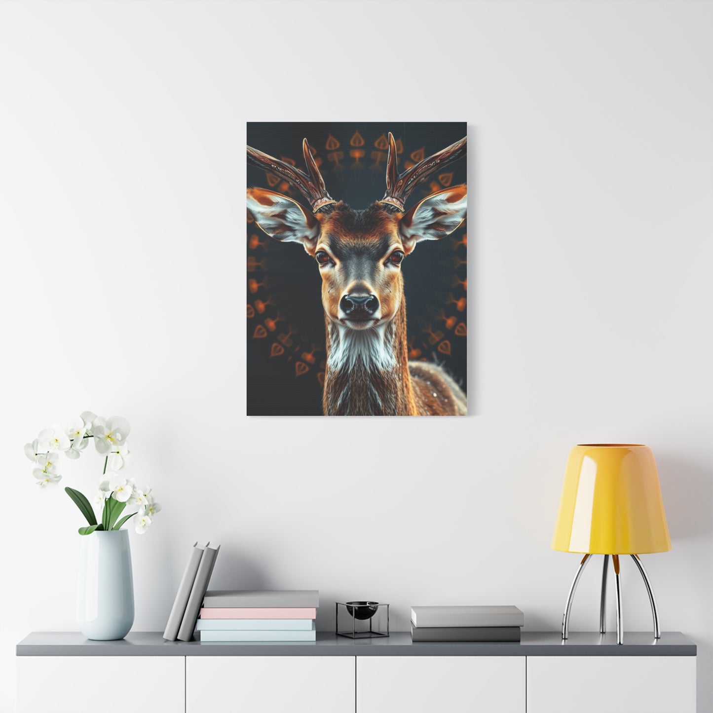 Enchanted Fawn Vignette Wall Art & Canvas Print