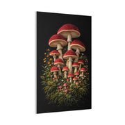 Mushroom Embroidered & Tufted Textile Art Wall Art & Canvas Print