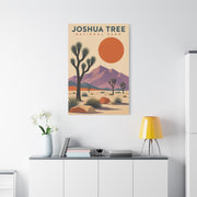 Joshua Tree National Park Retro Poster Southwest Wall Art & Canvas Print