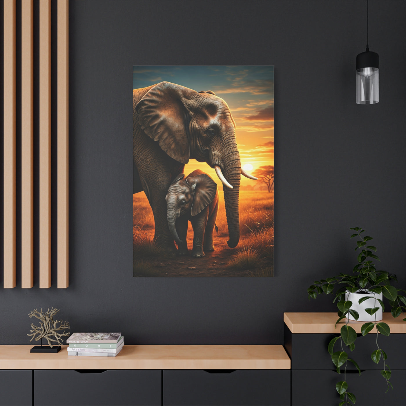 Lightning Storm Over Golden Plains Wall Art & Canvas Prints